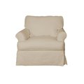 Sunset Trading Horizon T-Cushion Chair Slipcover Only Tan - 34 x 38 x 38 in. SU-117620SC-391084
